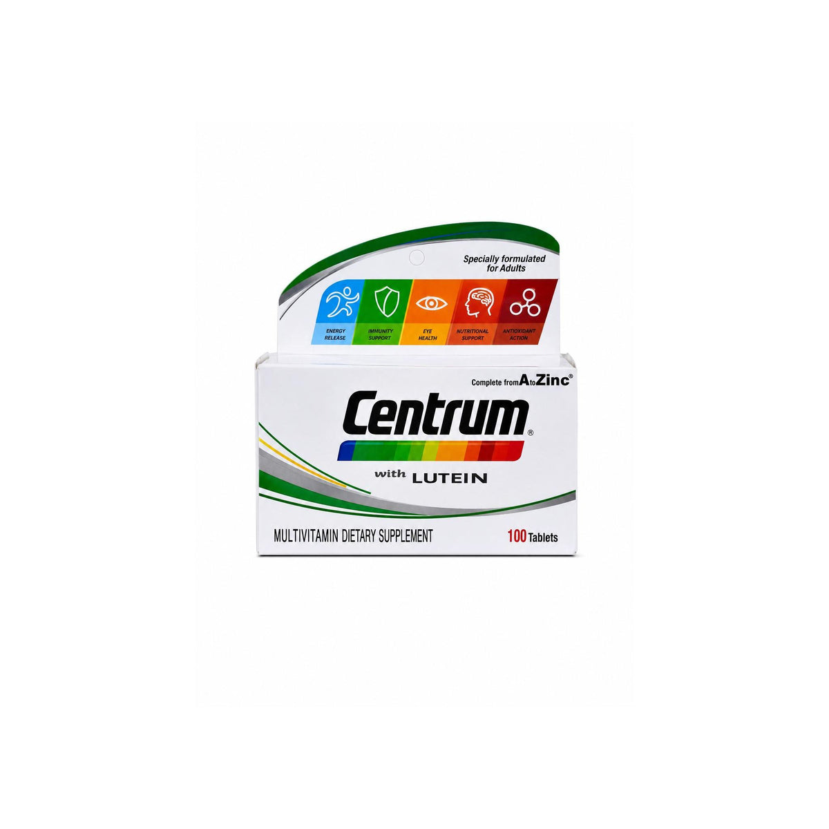 Centrum with Lutein 100 Tablets