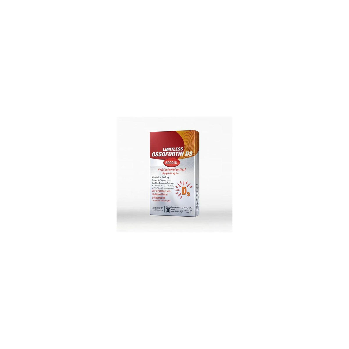 Limitless Ossofortin D3 IU 30 Tablets