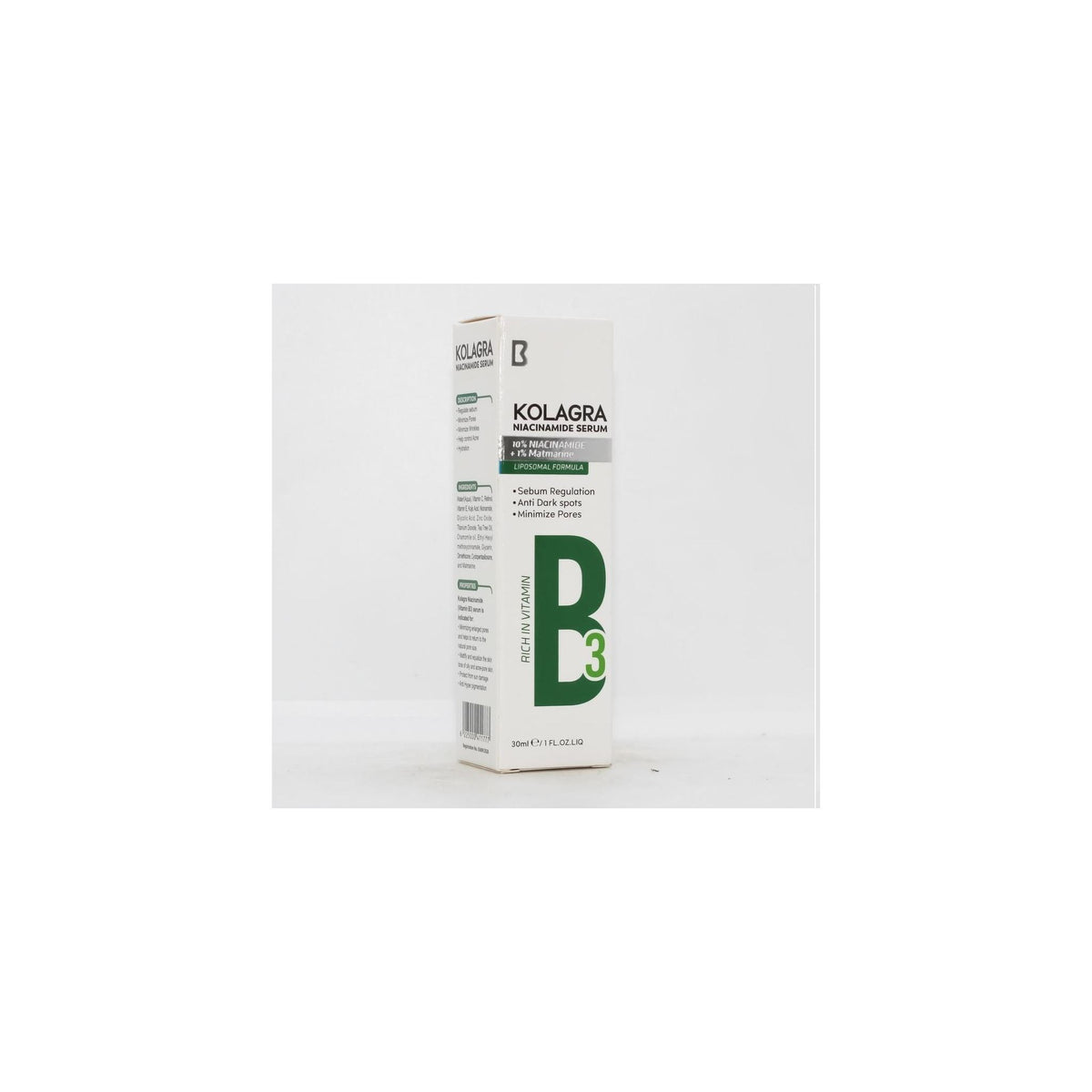 Kolagra Niacinamide 10% + Zinc Face Serum