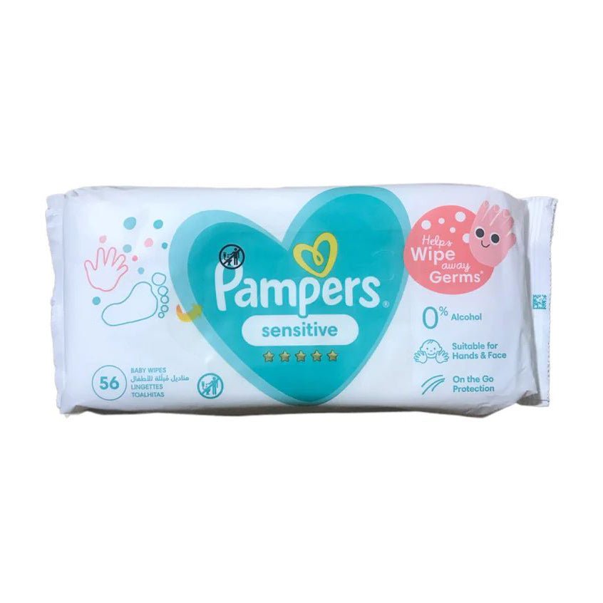 Pampers Sensitive Protect Baby Wipes 56 Pcs