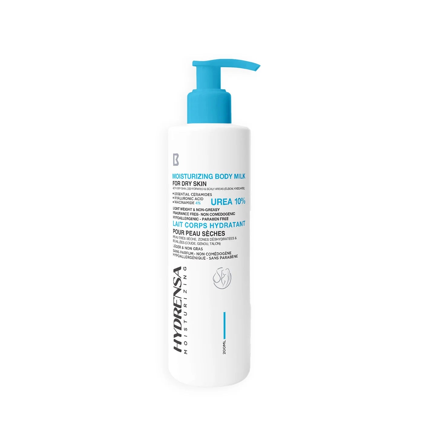 Hydrensa Moisturizing Body Milk with 10% Urea