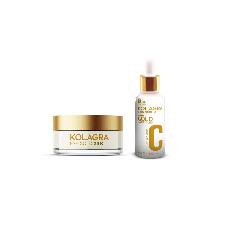 Kolagra Gold Serum + Eye Gold Gel