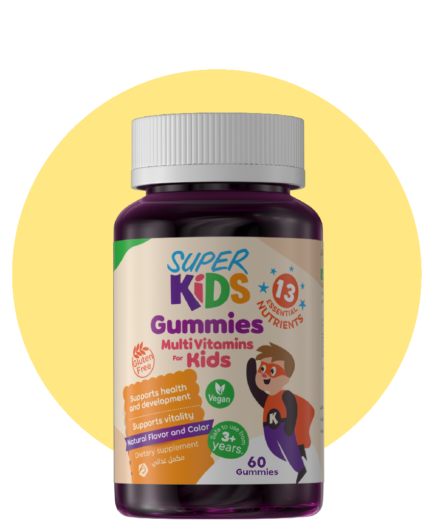 Superkids 60 Gummies Chewable Multivitamins