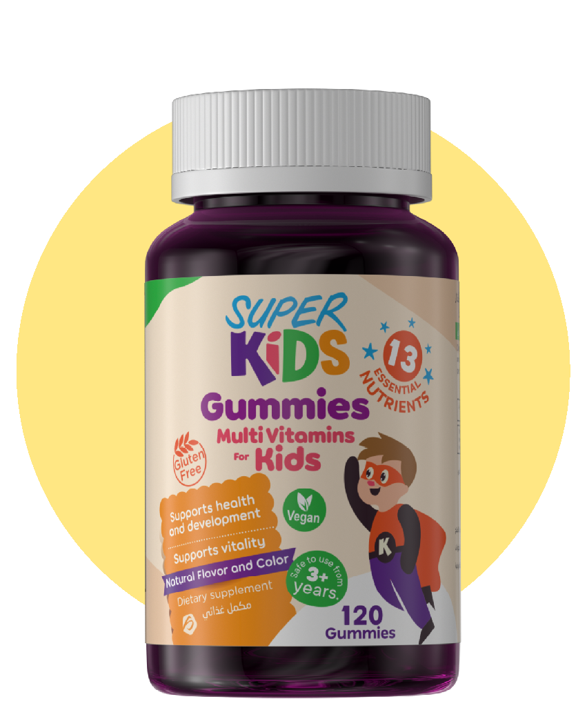 Superkids 120 Gummies Chewable Multivitamins