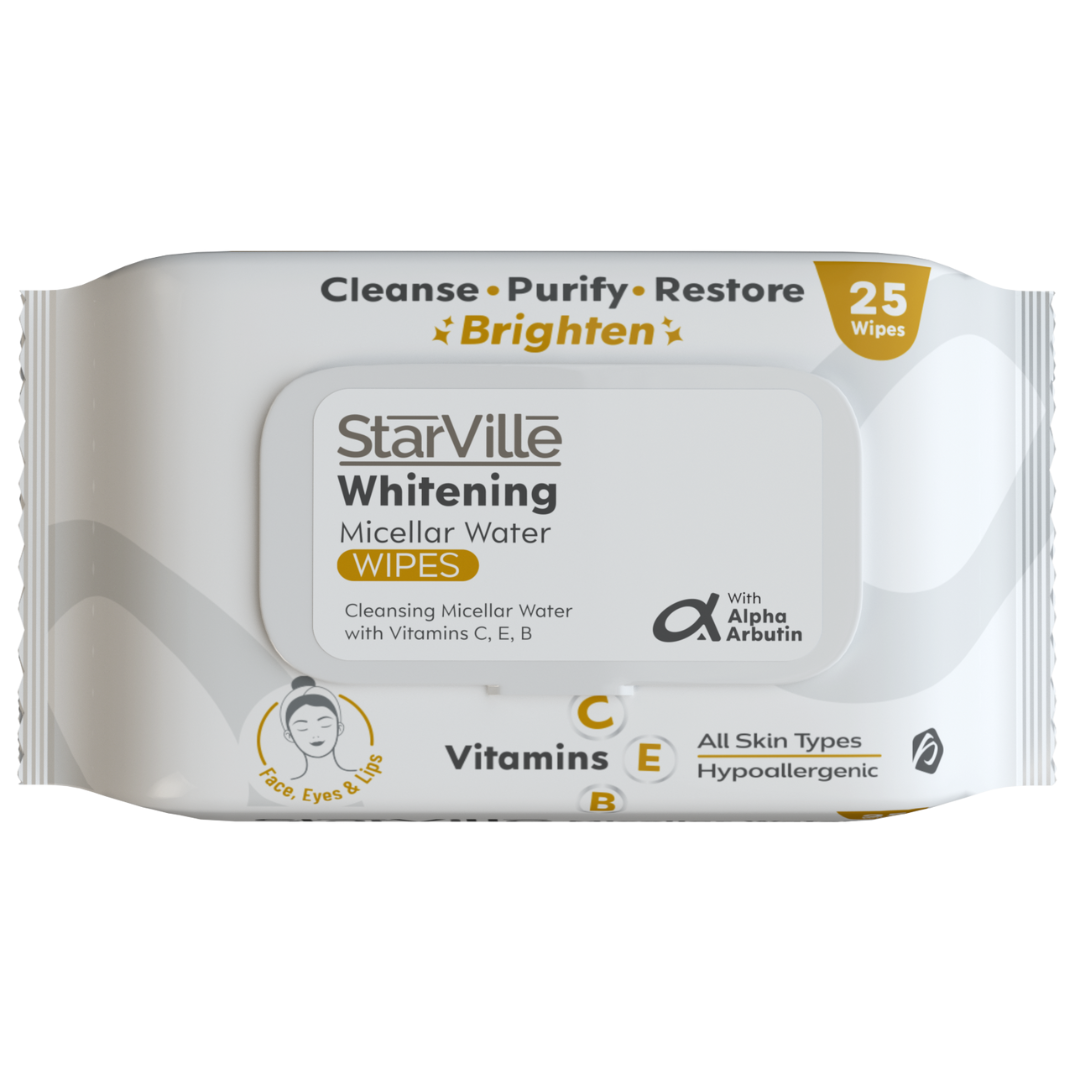 Starville Whitening Micellar Water Wipes 25